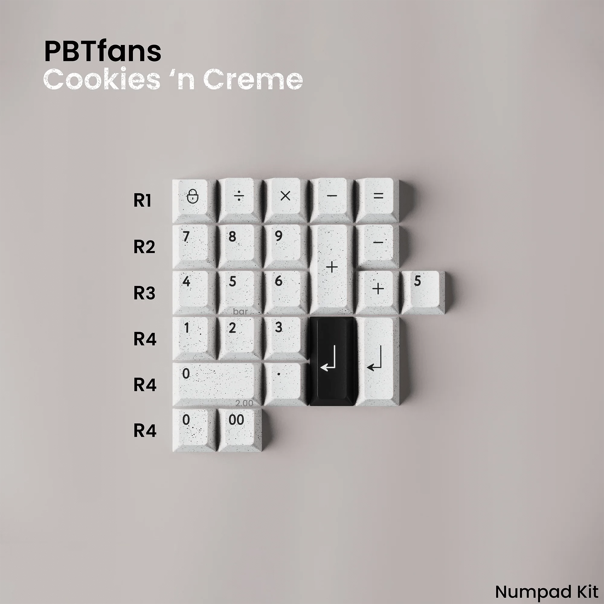 [Pre-Order] PBTFans Cookies 'n Creme - MechMods UK